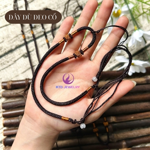 Dây Dù KATEDA Làm Vòng Cổ Kết Hợp Mặt Dây Chuyền, Điều Chỉnh Được Size  - Phụ Kiện Trang Sức.
