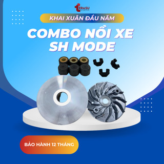 [COMBO ƯU ĐÃI] Chén Bi – Cánh Quạt – Bi Côn – Kẹp Trượt SH Mode | Bộ Nồi Trước Êm, Bốc, Chuẩn Zin