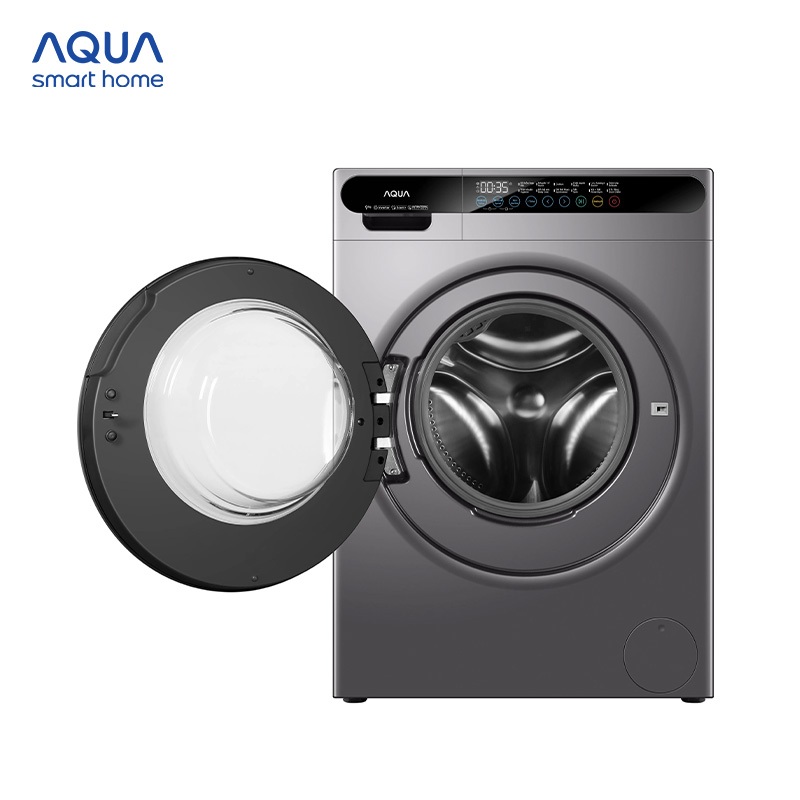 Máy giặt cửa trước AQUA Inverter 9kg AW9-BP0533L(S8) - Bảo hành 2 năm - Freeship toàn quốc