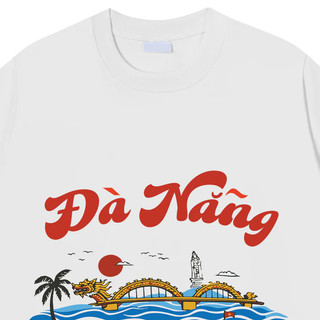Áo phông nam nữ unisex form vừa du lịch Đà Nẵng, áo thun tay ngắn cổ tròn cotton mềm mát - ta/tb2206