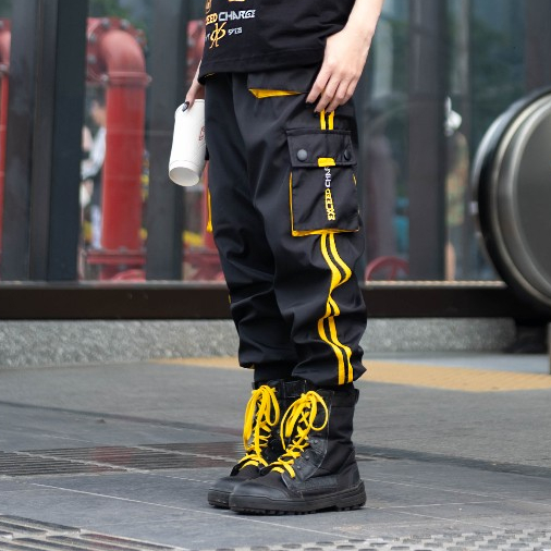 Quần Dù Kaixa Ống Rộng Nam Nữ Unisex Form Rộng Oversized