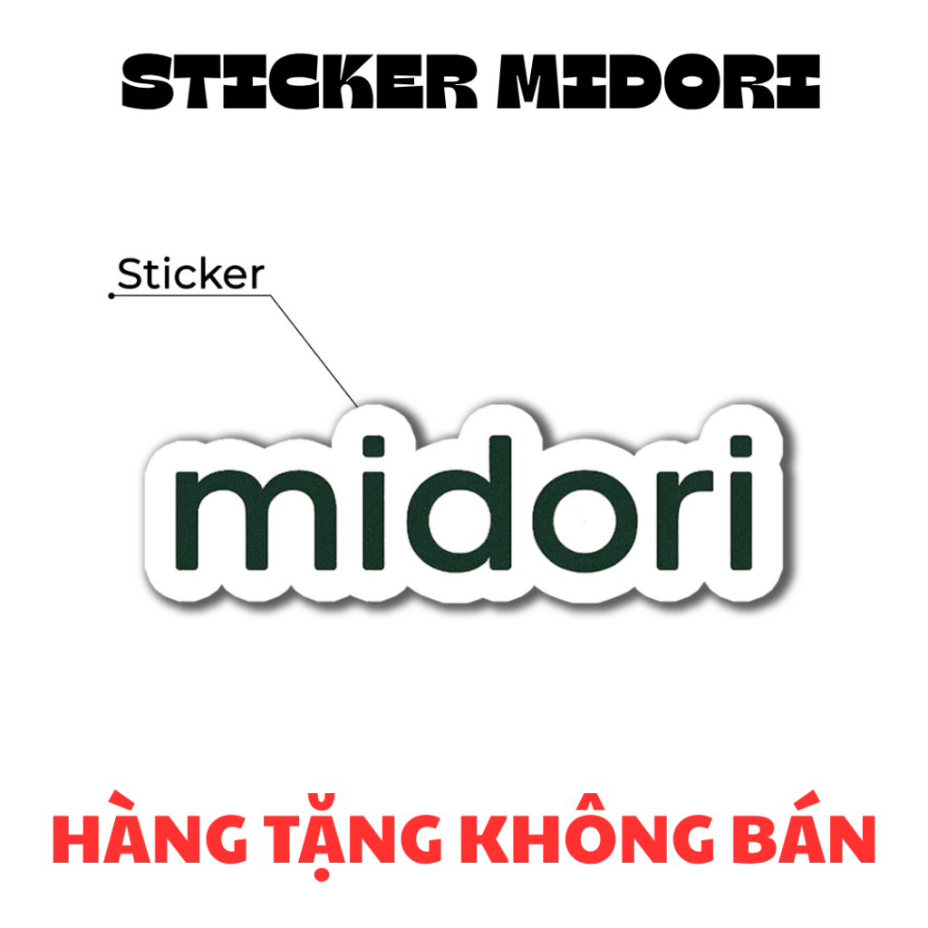 STICKER TÚI NỮ DỄ THƯƠNG NHIỀU MÀU | MIDORI
