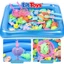 Đồ Chơi Bể Tròn Vuông Câu Cá Nam Châm 42 Chi Tiết ToysLit Vui Nhộn Cho Bé