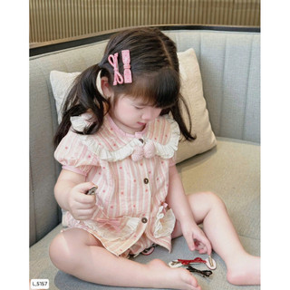 Bộ hồng bé gái xinh xắn