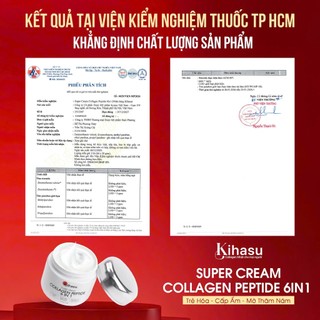 Combo Kihasu Mini Serum và Kem Dưỡng Collagen Dưỡng Trắng Da Mờ Nám Ngăn Lão Hóa Bộ Dùng Thử