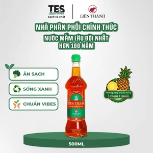 Nước Mắm Chay Liên Thành 5 độ đạm 500ml ủ chượp từ thơm và muối