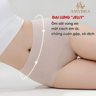 Combo Quần Lót Định Hình Thu Gọn Eo, Quần Định Hình Nâng Mông Không Đường May Cạp Cao AMYBRA N699