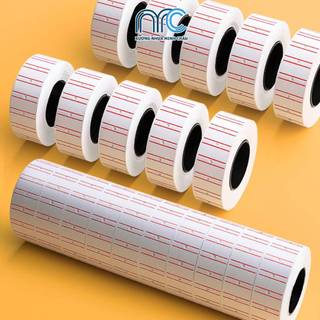 Combo 10 Cuộn Tem Giấy In Giá, Tem Giấy Dán Giá, Tem Ghi Giá Dành Cho Máy Bắn Giá MX500 - 1 Cuộn 500 Tem