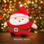 Gấu bông Ông Già Noel vải nhung lụa cao cấp size 26cm, Quà tặng Noel ý nghĩa