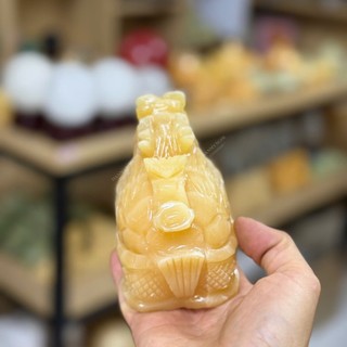 Long quy đá ngọc hoàng long 10 cm HANMYNGHE