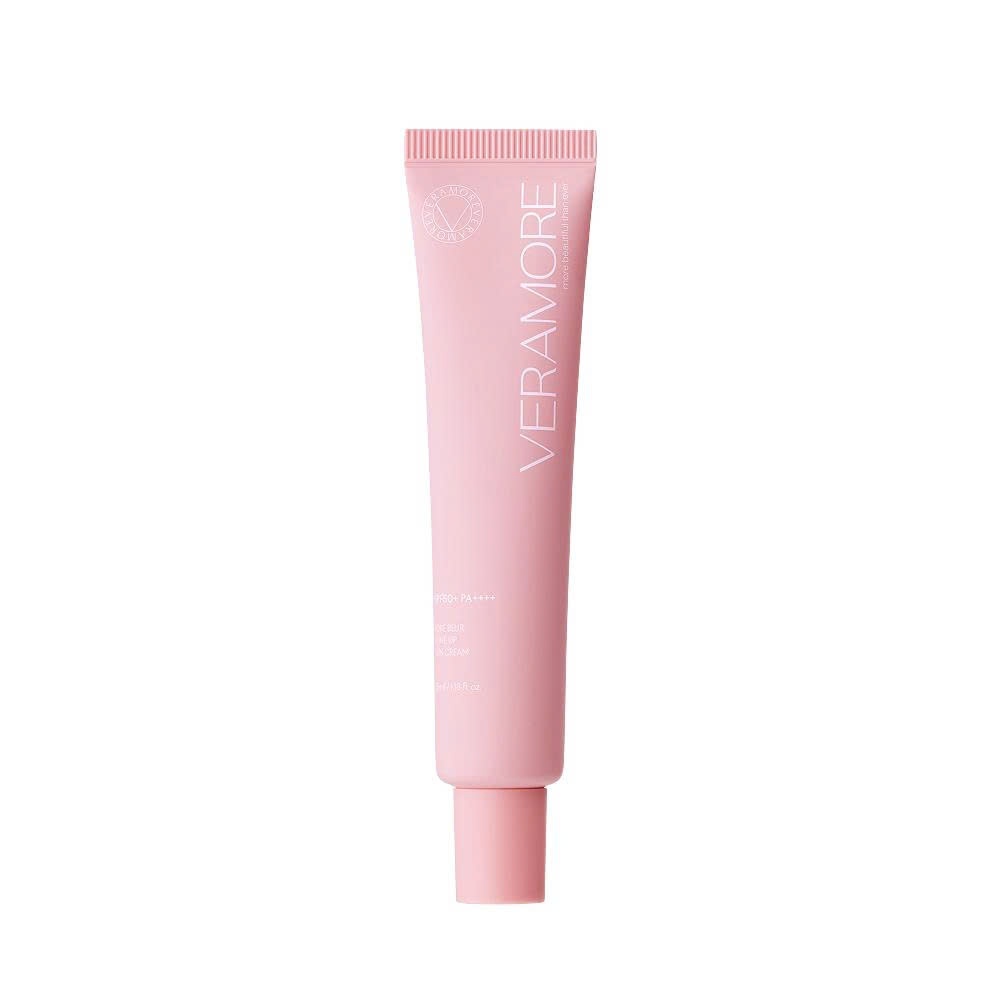 Q56_Kem chống nắng vật lý nâng tone che phủ lcl Veramore Pore Blur Tone Up Sun Cream SPF 50+ PA++++ 35ml