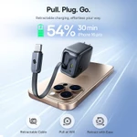 Bộ sạc nhanh Baseus EnerCore CJ11 with Retractable Cable 2C 45W | 3C 67W US JP — ảnh 2