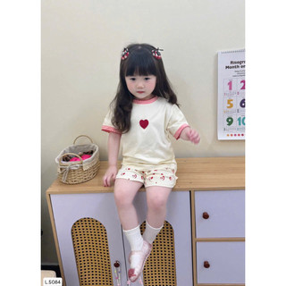 COMBO 3set BÉ GÁI phối viền siêu xinhh, bộ cộc bé gái