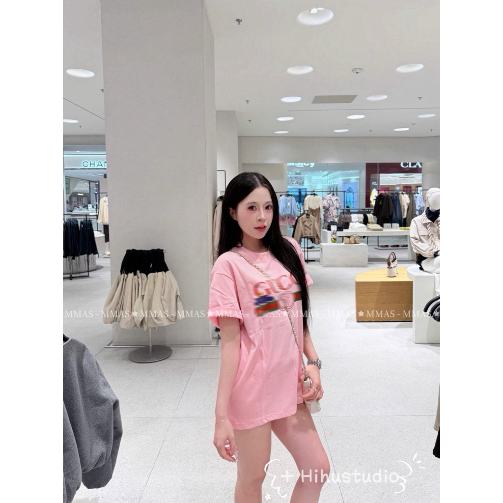 Sunnii - Áo Phông 2C In GC Màu Hồng Phấn Cực Xinh Hot Hit Hàng QCCC ...