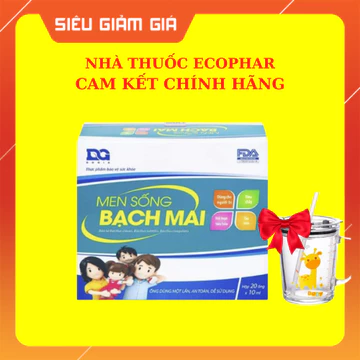 Men sống Bạch mai Men vi sinh cho Bé - Bổ sung lợi khuẩn , Giúp cân bằng hệ vi sinh - NT ECOPHAR