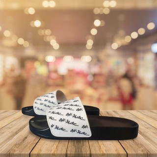 Dép lê quai ngang thời trang nam OFF WHITE chữ nhỏ chéo siêu đẹp-Dép nam hot cá tính boy phố Hottrend 2026