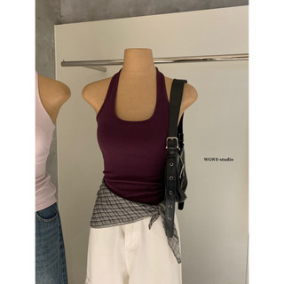 𝐏𝐡𝐢𝐞𝐧 𝐖𝐆𝐖𝐄 | (Sẵn) w8876 Áo 3 Lỗ Ôm Cotton Co Dãn Mùa Hè Cho Nữ