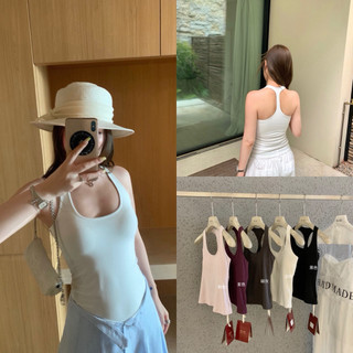 𝐏𝐡𝐢𝐞𝐧 𝐖𝐆𝐖𝐄 | (Sẵn) w8876 Áo 3 Lỗ Ôm Cotton Co Dãn Mùa Hè Cho Nữ