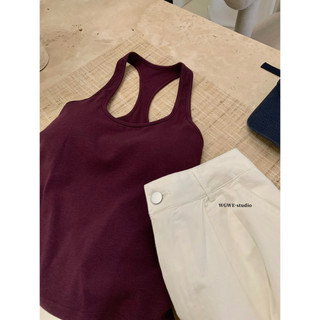 𝐏𝐡𝐢𝐞𝐧 𝐖𝐆𝐖𝐄 | (Sẵn) w8876 Áo 3 Lỗ Ôm Cotton Co Dãn Mùa Hè Cho Nữ