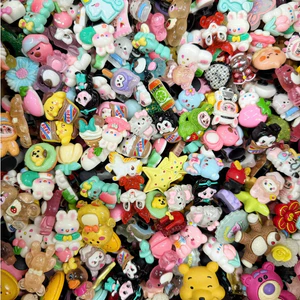 5 Charm Gắn Dép, Sticker Đính Dép Ngẫu Nhiên Dễ Thương Phụ Kiện Trang Trí Dép Sục