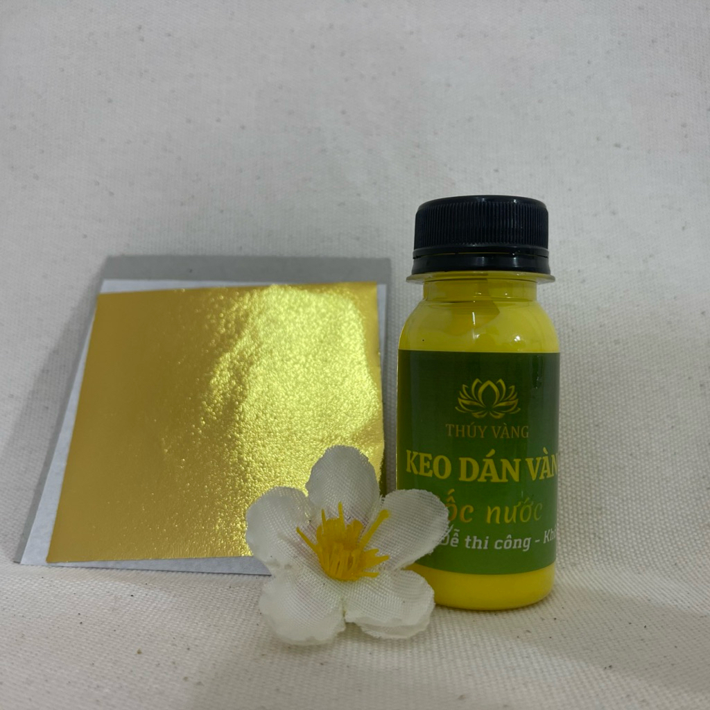 KEO DÁT VÀNG gốc nước chuyên dát lá vàng, keo dán nhanh khô dễ làm cho người mới trang trí tượng, DIY 100ml /50ml /30ml