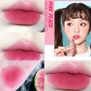 Son thỏi lì Hàn Quốc 16Brand Matte Liptick Fruit siêu mềm mịn mướt Full Size 3,4g