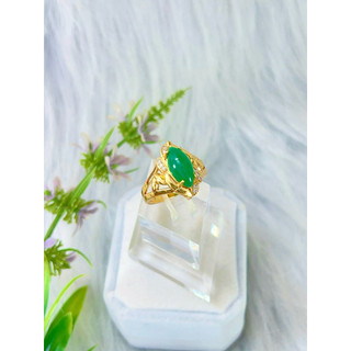 nhẫn đá xanh, đá đỏ chuẩn màu vàng24k, sang trọng quý phái , trang sức dành cho nữ .