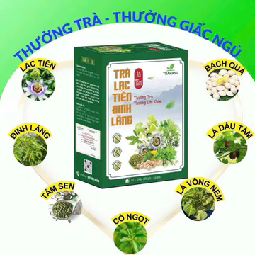 Trà Cho Người Mất Ngủ-Trà Giúp Ngủ Ngon An Thần-Trà Đinh Lăng Lạc Tiên Tâm Sen