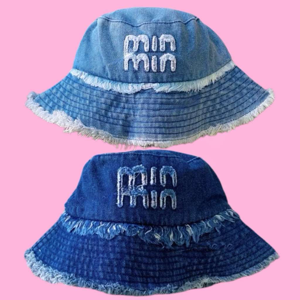 MŨ BUCKET JEAN TUA MINMIN DENIM NAM NỮ