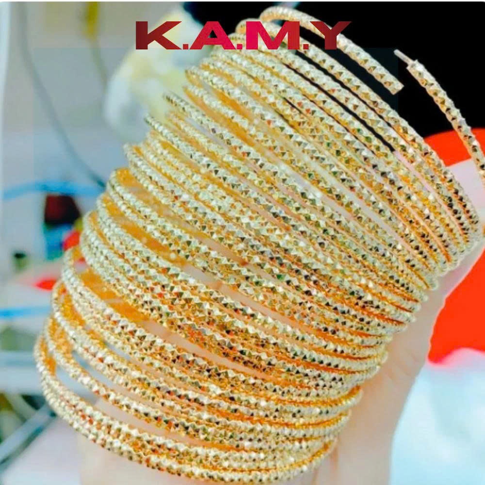 Bộ Ximen Kim Cương Nhuyễn 7 Chiếc Khóa Xỏ Chuẩn Màu – Vòng Tay Xỏ Khóa Sang Trọng, Sáng Bền Màu