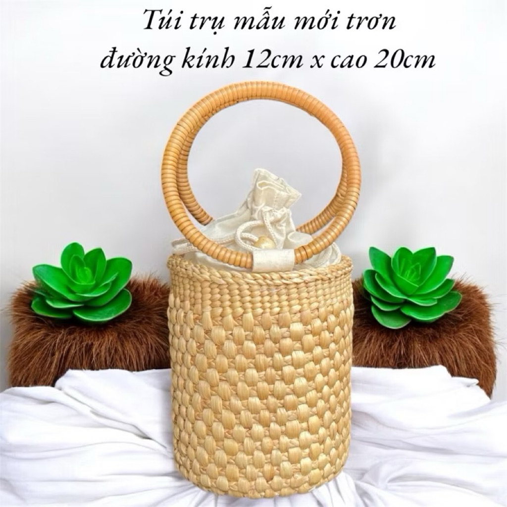 (Kho bán sỉ) Túi lục bình hình trụ / hàng đẹp loại 1