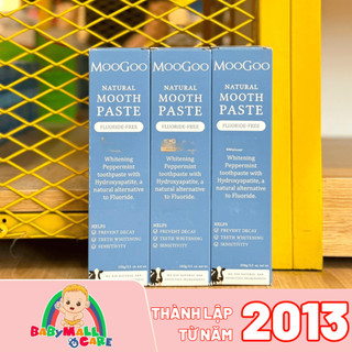 Kem Đánh Răng MooGoo Nano Hydroxyapatite Không Fluoride Cho Gia Đình Babymall & Care