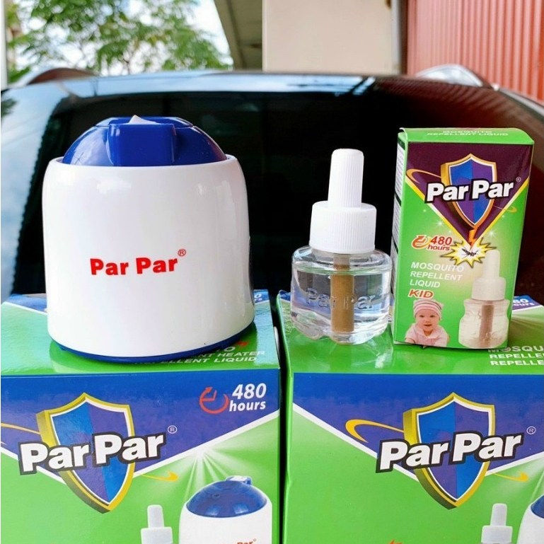 Máy xông tinh dầu kiêm máy đuổi muỗi PARPAR tặng kèm 1 lọ tinh dầu 40ml