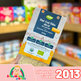 Hạt Gai Dầu Hữu Cơ Tách Vỏ Anbio 200g Giàu Omega 3 Babymall & Care