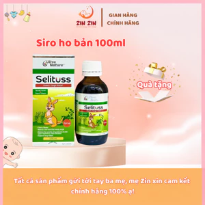 Siro ho Selituss hỗ trợ giảm ho, long đờm, giảm đau rát họng, giảm khò khè, giúp đường hô hấp khỏe mạnh