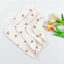 Set 5-10 Khăn Sữa Chạy Bo Viền Chất Vải Xô Muslin 2 Lớp Thấm Hút Cực Tốt Mềm Mịn An Toàn Cho Da Em Bé KerBaby