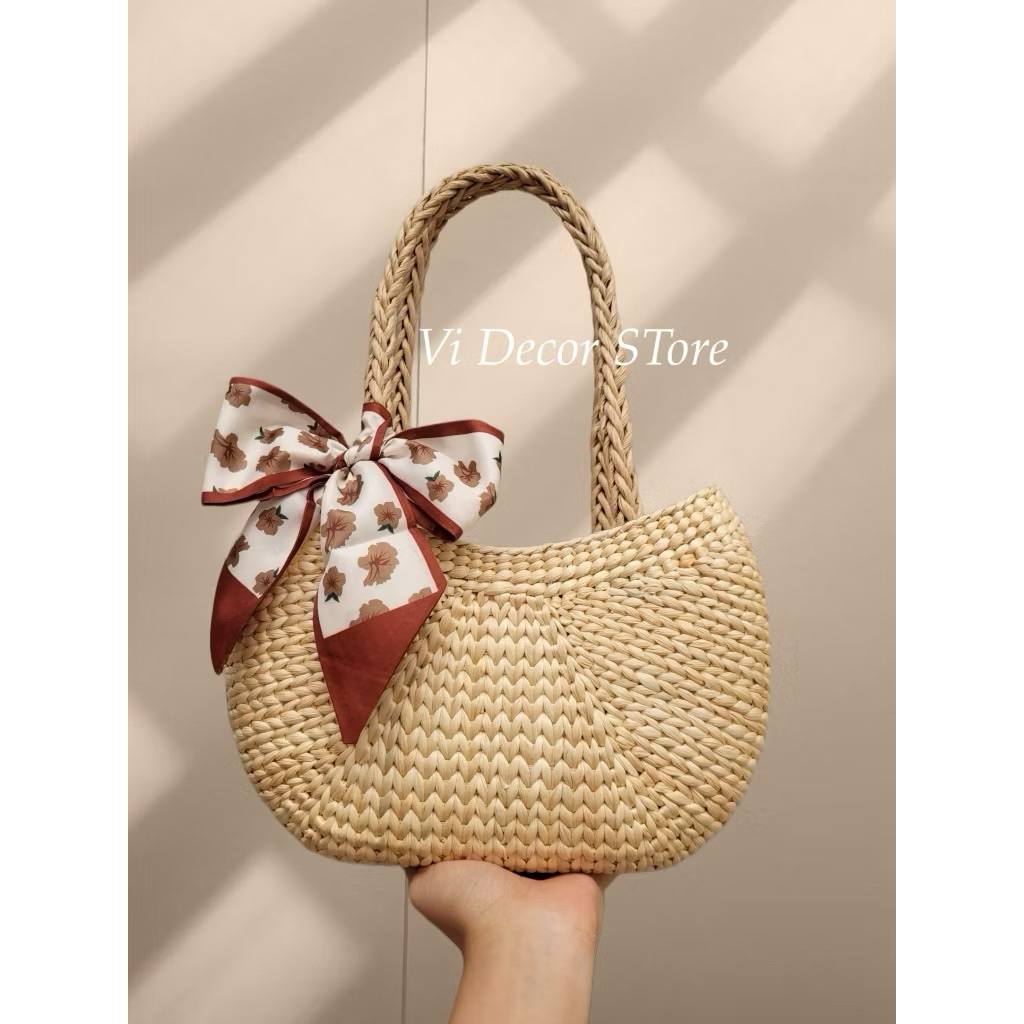 [ Kho sỉ ] Túi lục bình hanmade chụp ảnh áo dài, chụp ảnh thời trang , đi biển đi chơi đi du lịch