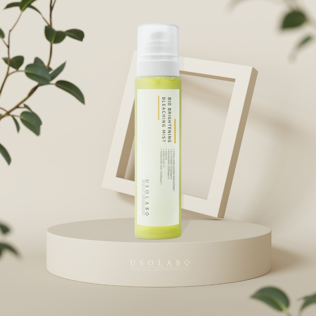 Xịt khoáng dưỡng trắng và toner 2in1 USOLAB  -  Bio Brightening Bleaching Mist 150ml
