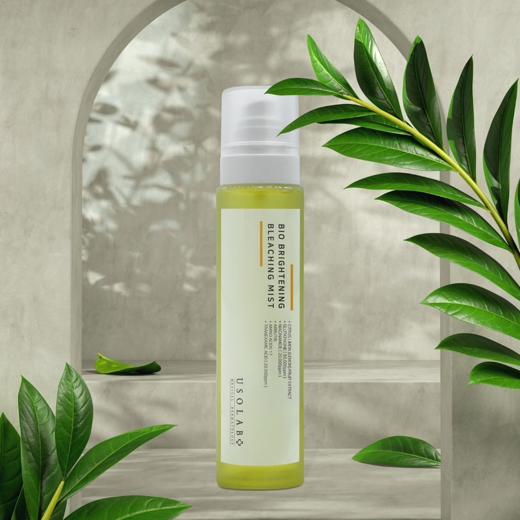 Xịt khoáng dưỡng trắng và toner 2in1 USOLAB  -  Bio Brightening Bleaching Mist 150ml