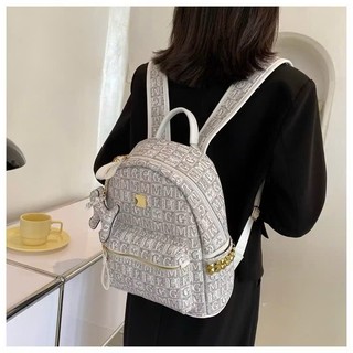 ( Mở Bán ) Balo đi học size to 40 nam nữ họa tiết MKL ( Kèm Móc Cún ) mới thời trang đựng vừa sách vở A4 đi chơi đi học