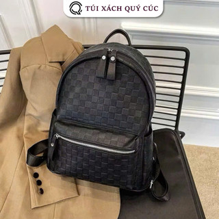 ( Mở Bán Lại ) BaLo Đi Học Size40 to Nam Nữ Vân Ô Đen , Ô Đen mới thời trang đựng vừa sách vở A4 đi chơi đi du lịch