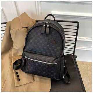( Mở Bán Lại ) BaLo Đi Học Size40 to Nam Nữ Vân Ô Đen , Ô Đen mới thời trang đựng vừa sách vở A4 đi chơi đi du lịch