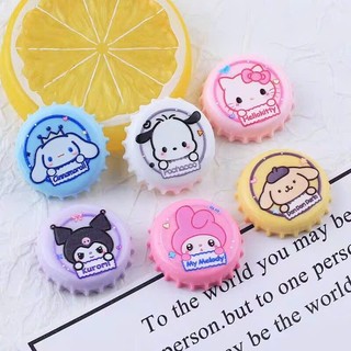 Set 12 charm : Nắp chai cute -Set Charm Hello Kitty Kuromi Melody Pochacco - charm gắn dép siêu yêu