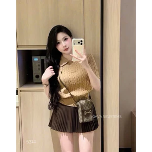 𝒄𝒂𝒎.𝒄𝒍𝒐𝒔𝒆𝒕•Áo Len Polo Ngựa
