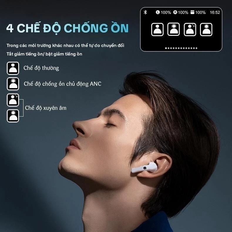Tai nghe Bluetooth Không Dây AP 4 Bản 8H Định Vị Đổi Tên Nghe Nhạc Dùng Cho Mọi Dòng Máy Bảo Hành.