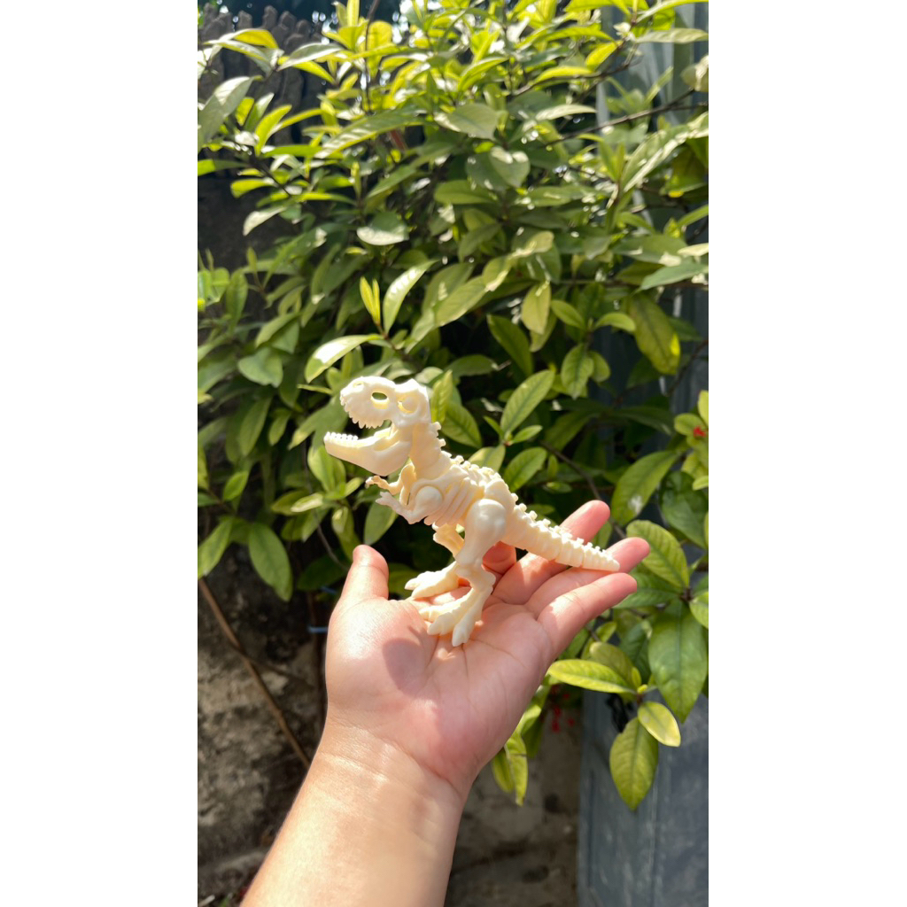 khủng long T- rex in 3D decod giải trí quà tặng