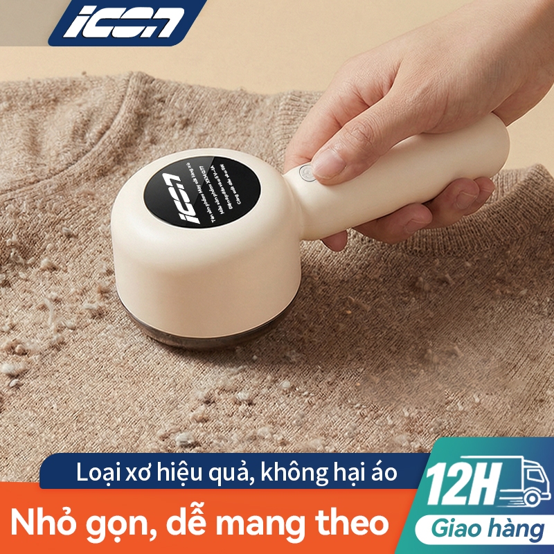 [ICON] Máy Cắt Lông Xù Mini Sạc USB - Không Dây Tiện Lợi, Tốc Độ Cao Cắt Sạch
