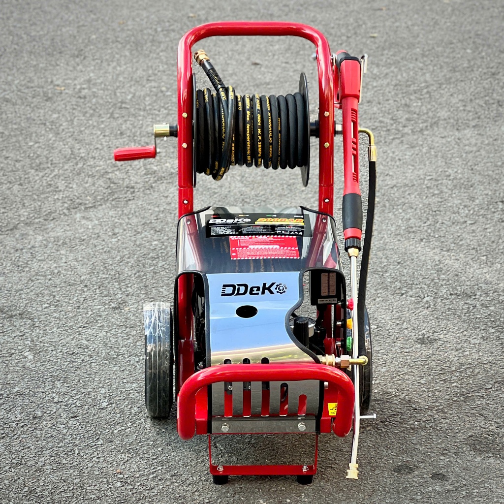 Máy Rửa Xe Cao Áp Công Nghiệp DEKO DK-X30A, Công suất thực 3kW, Lưu lượng 13 L/p, Áp lực nước 200Bar