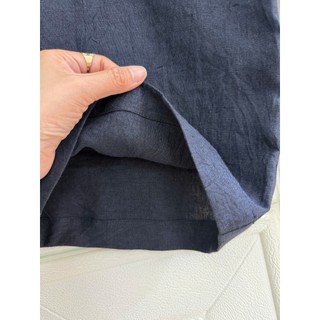 Quần dài nữ lưng tây LINEN 100%, quần không ly, ống 30cm, size cho eo từ 70~82cm. JUNE LINEN #QD14