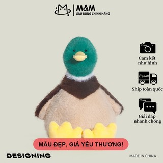 Vịt bông Ladom màu trắng – Gối ôm thú bông giao từ kho Hà Nội
